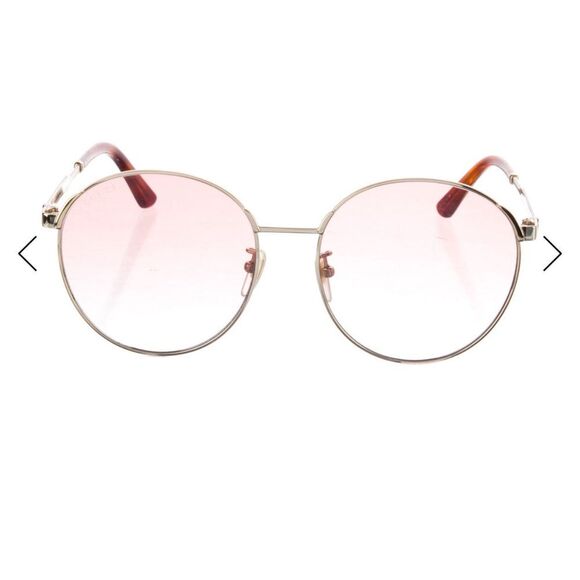 Gucci Sylvie web accented round sunglasses - Picture 1 of 4